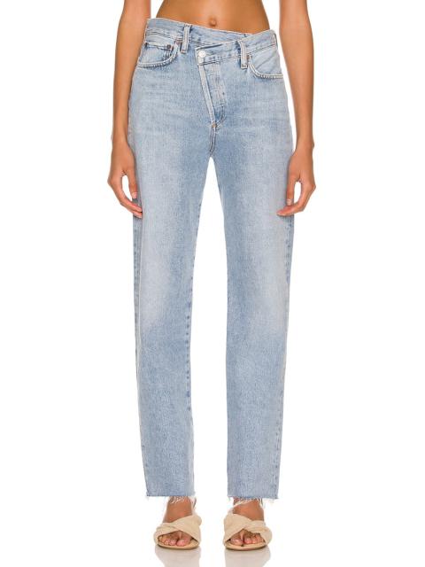 AGOLDE Criss Cross Straight