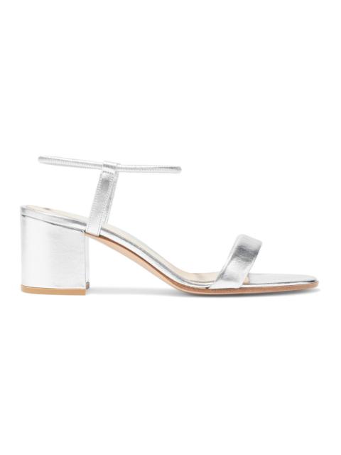 Gianvito Rossi Nikki 60 metallic leather sandals