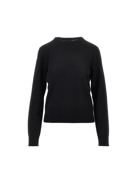 PINKO Pinko Merino Wool Crewneck Sweater Black