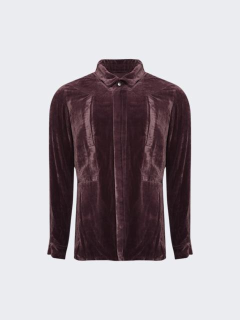 Rick Owens Fogpocket Outershirt Amethyst