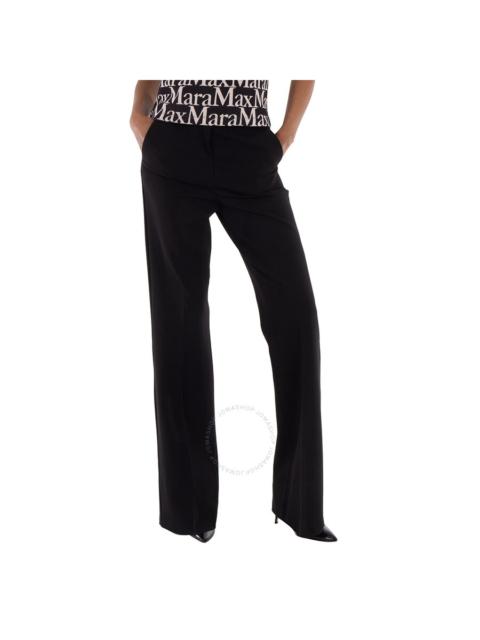 Max Mara Wide-Leg Tailored Trousers, Brand Size 40 ( US Size 6 )