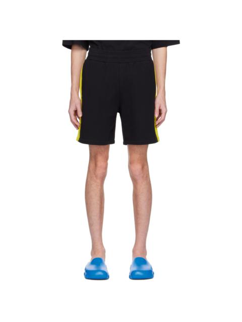 Moschino Black Paint Shorts