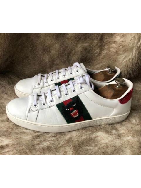 GUCCI *THRIFT*Ace Panther Embroidered Sneaker