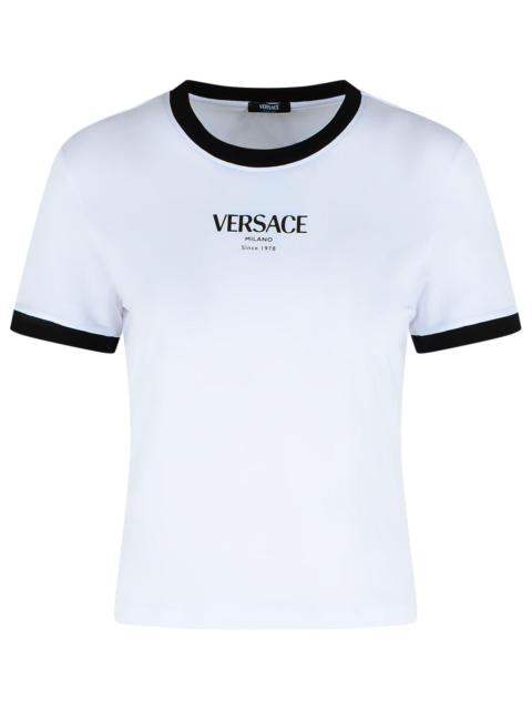 VERSACE Versace White Viscose T-shirt