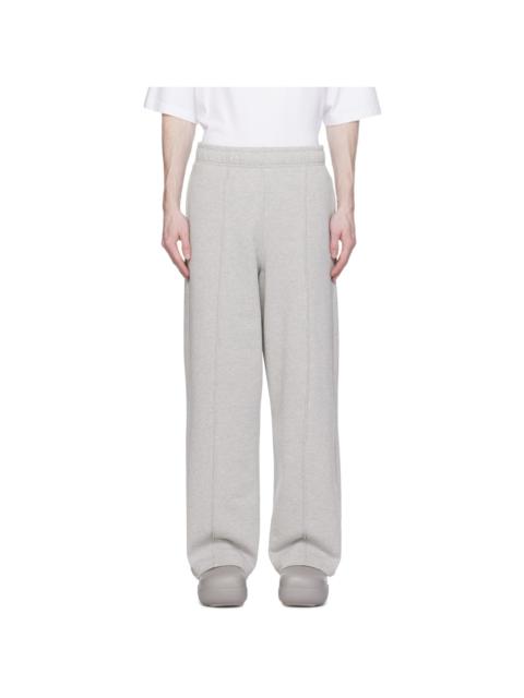 Gray Pinched Seam Sweatpants