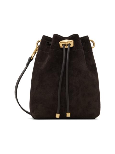 JIMMY CHOO Brown Cinch Mini Bag