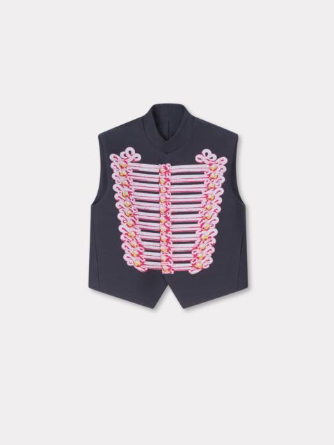 KENZO 'KENZO Trompe L'œil' vest in wool and cotton