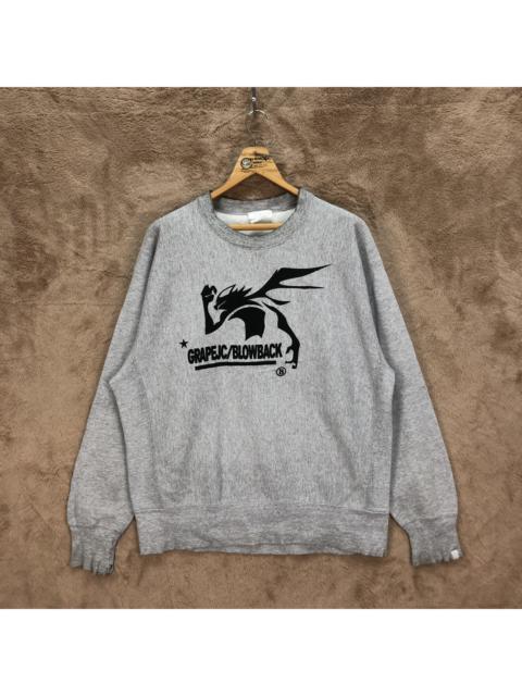 Other Designers Vintage - Vintage TRASHED GRAPEJC/BLOWBACK Sweatshirts #5142-176