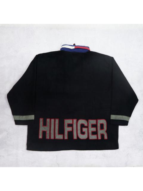 Other Designers Vintage 90s TOMMY HILFIGER Outdoors Big Logo Baby Fleece Sweater Sweatshirt Hoodie