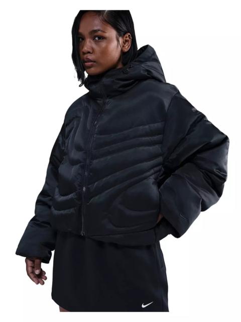 Nike Women's Sportswear Swoosh Series Therma-FIT Oversized Down Puffer Jacket -Black