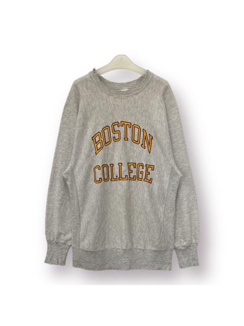 Other Designers Vintage - 🔥 90's Champion BOSTON College Reverse Weave Sweatshirt - XL