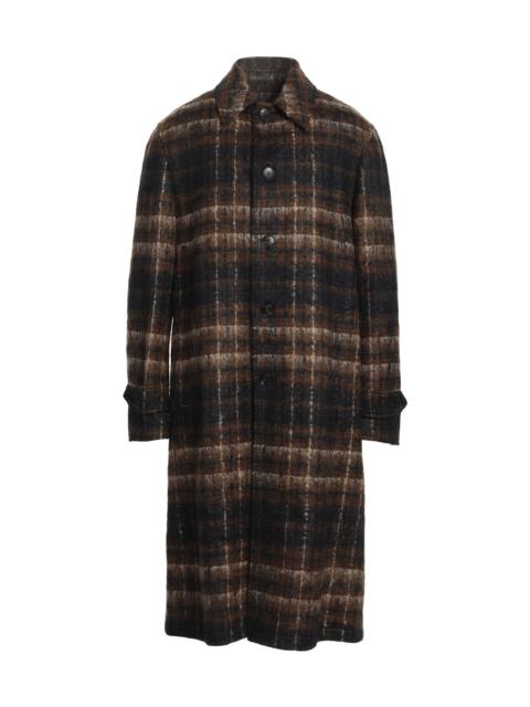 Other Designers $1898 John Varvatos Plaid Mohair Overcoat