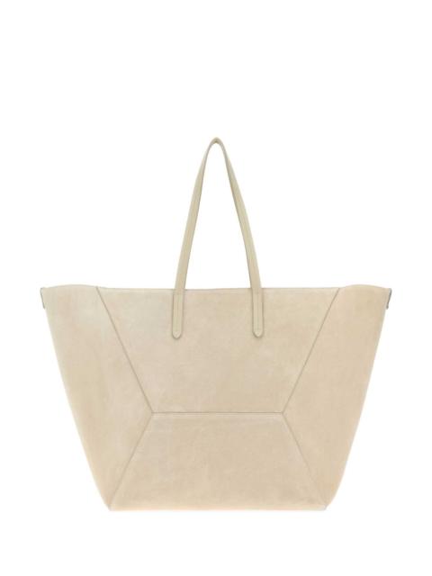 Brunello Cucinelli Brunello Cucinelli Women Sand Suede Shopping Bag
