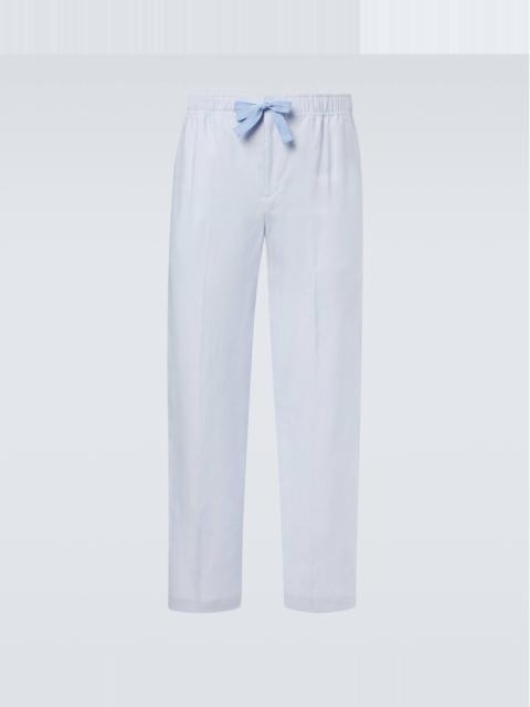 ORLEBAR BROWN Alex linen straight pants