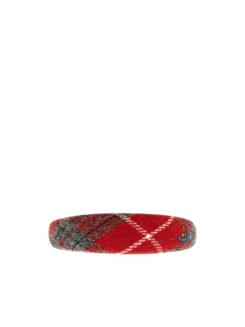 Vivienne Westwood tartan-pattern headband