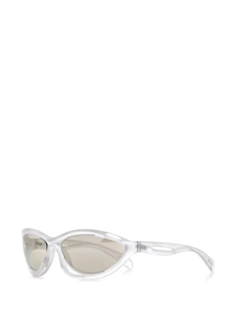 Prada Prada Woman Transparent Acetate Sunglasses