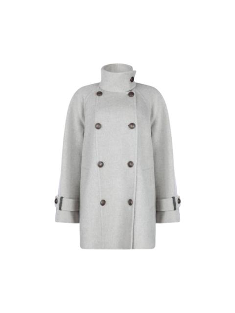 Brunello Cucinelli Grey Wool Coat