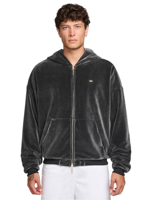 Nike Nike Mens Nike LJ Freak Velour Full Zip Hoodie