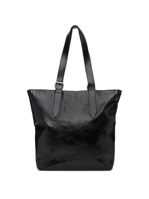 Dries Van Noten Black Leather Tote