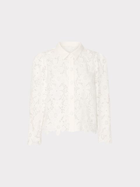 MILLY June Roja Lace Top