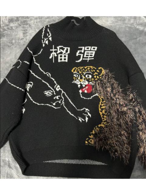 Other Designers ludan fur sweater size M