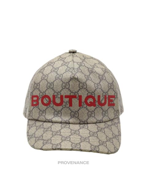 Gucci GG Supreme BOUTIQUE Cap - Monogram GG Canvas