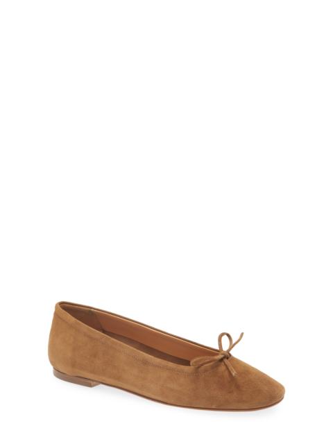 Aeyde aeyde Delfina Ballet Flat in Tobacco at Nordstrom