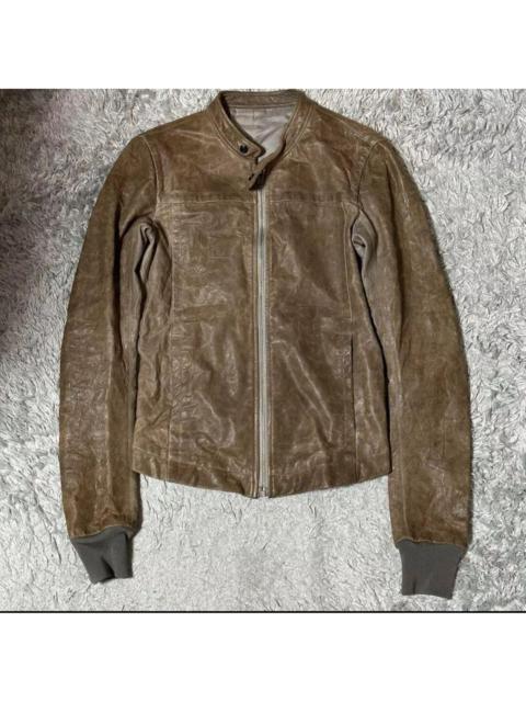 Rick Owens Cafe Racer Leather Jacket