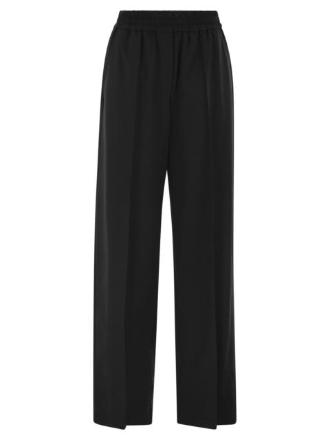 Brunello Cucinelli Brunello Cucinelli Women Stretch Virgin Wool Fluid Trousers