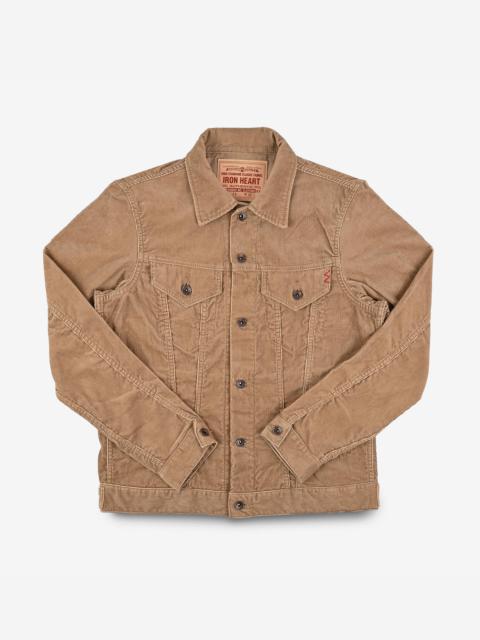 Iron Heart CORDUROY MODIFIED TYPE III JACKET - KHAKI