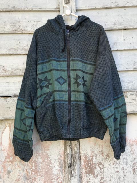 Other Designers Surf Style - Oversized Gotcha Printed Knit Hoodie Jacket