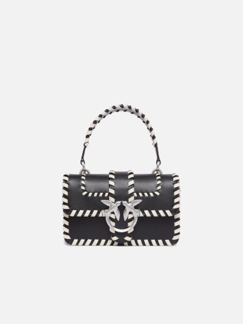 PINKO LEATHER MINI LOVE BAG