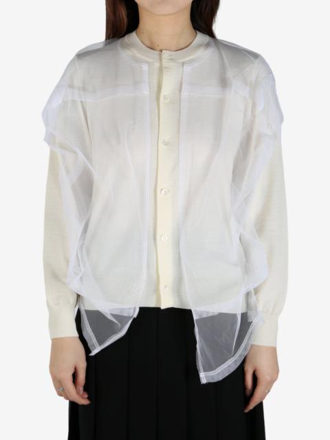Comme Des Garçons COMME DES GARCONS - Women Layered Button-Up Cardigan