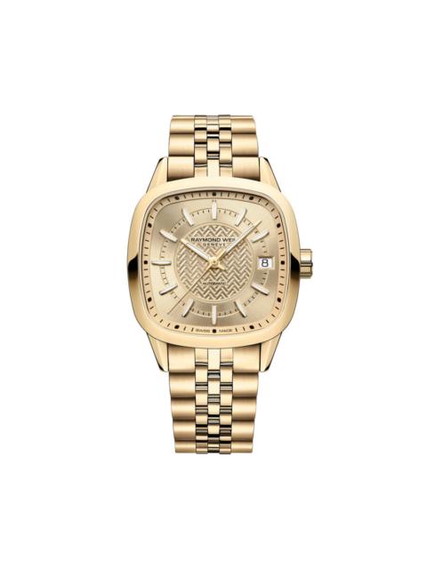 Other Designers Raymond Weil Freelancer Automatic Gold Dial Ladies Watch 2490-P-10051