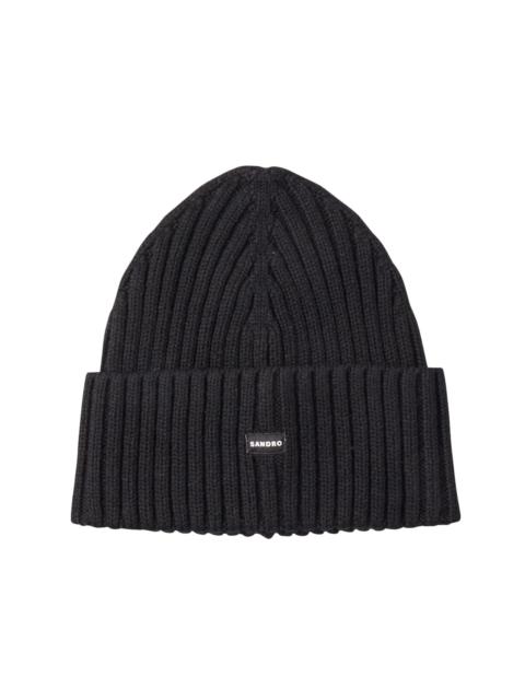 Sandro SANDRO Knit hat in Black at Nordstrom