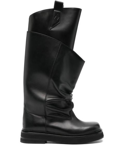 THE ATTICO The Attico 35mm Passeggiata Leather Knee-high Boots