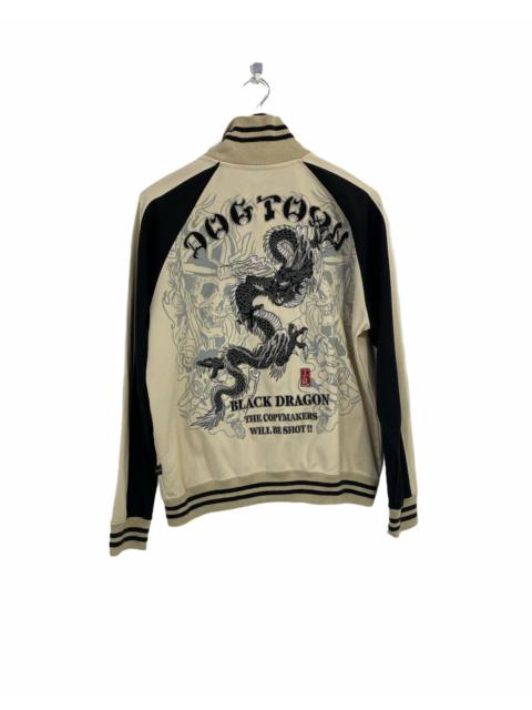 Other Designers Dogtown - Dog town Black Dragon Sweater Embroidered black Dragon