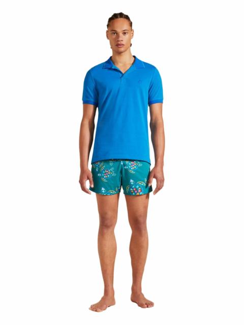 Vilebrequin Vilebrequin Men's Changing Color Cotton Pique Polo in Palace at Nordstrom