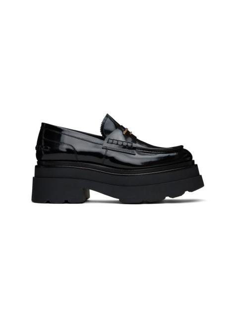 Alexander Wang Black Carter Platform Loafers