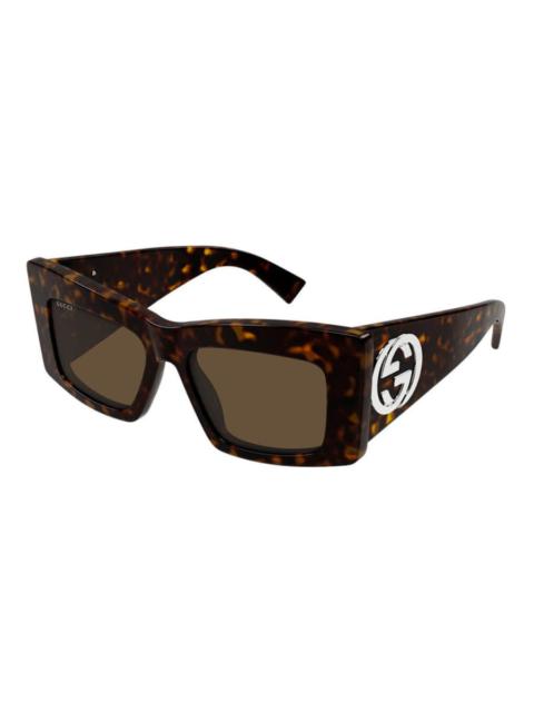 GUCCI Gucci Ladies Black Square Sunglasses GG1842S 002