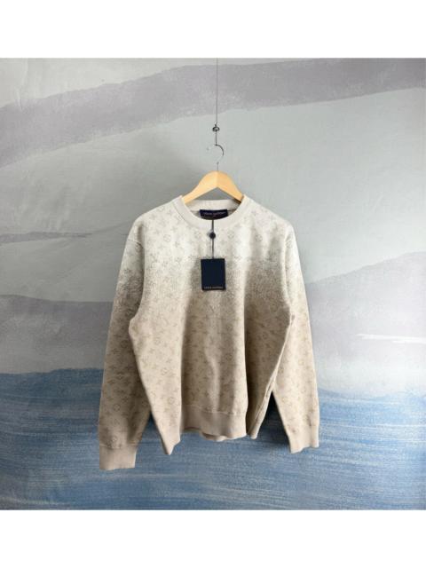 Louis Vuitton Louis Vuitton Khaki Gradient Monogram Knit Sweater