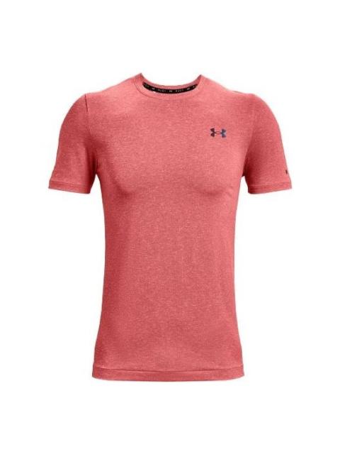 Under Armour Men's Under Armour Rush Seamless Training Sports Round Neck Short Sleeve Red 1361130-690