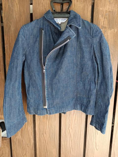 Comme Des Garçons Vintage ad2004 zipper cropped denim jacket