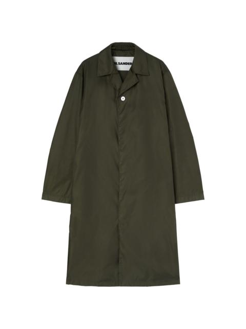 button-up raincoat