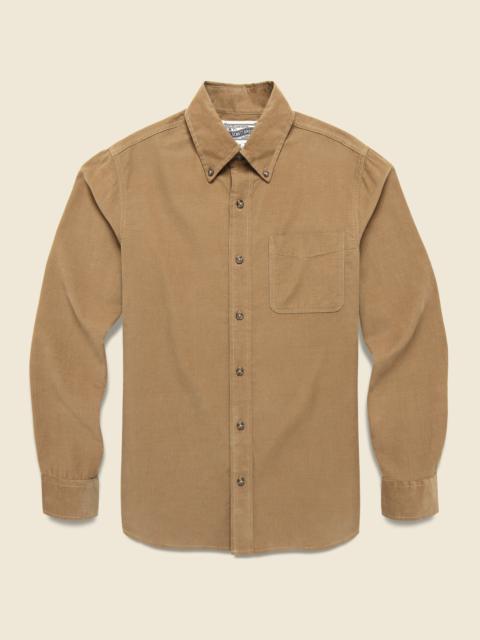 Schott Pinwale Corduroy Shirt - Khaki
