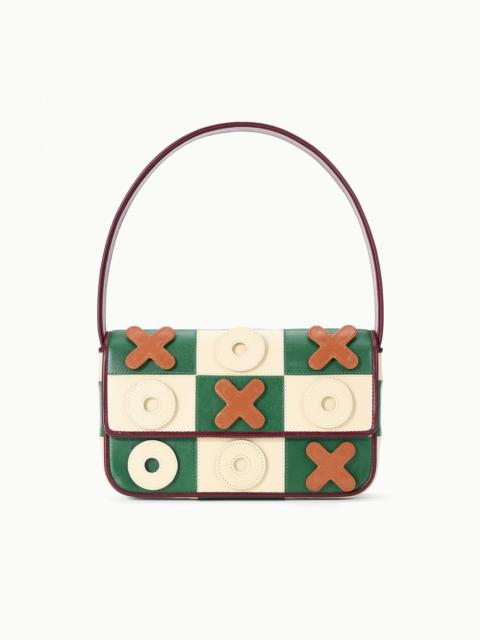 STAUD STAUD TOMMY LEATHER BAG TIC TAC TOE