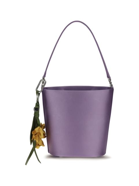 self-portrait Self-portrait Satin Bucket Bag Lilac