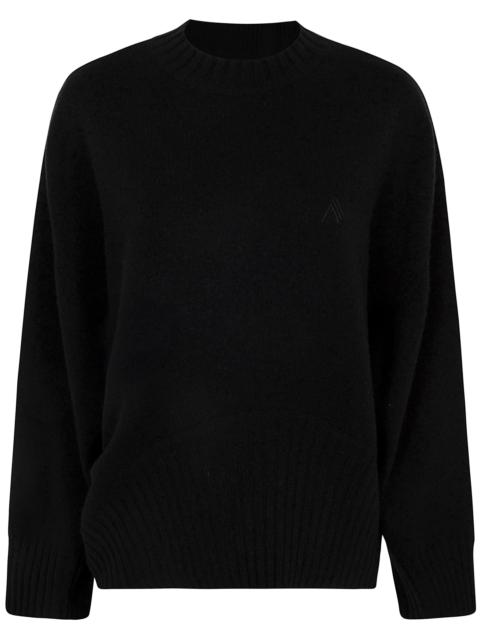 The Attico Women Wide Ribbed Cachemire Knit Sweater