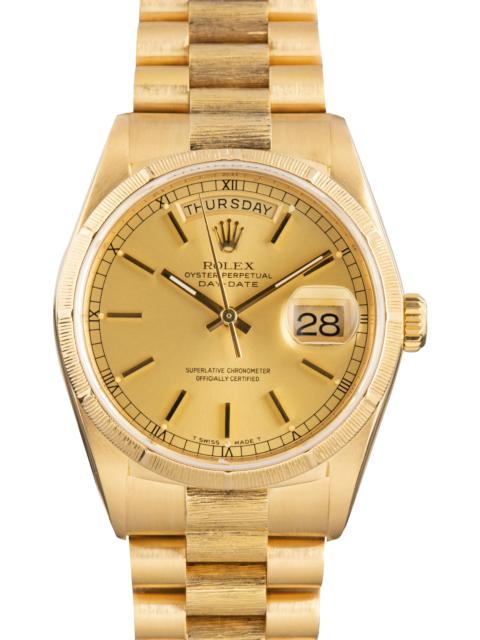 ROLEX Used President Rolex Day Date Ref 18078 Barked Finish