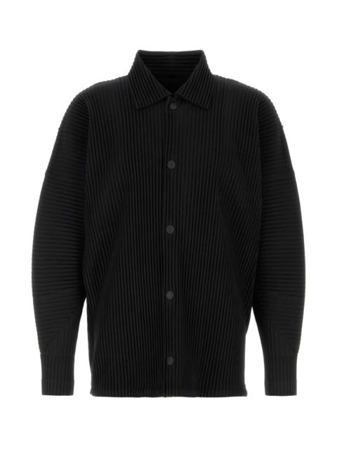 ISSEY MIYAKE Homme Plisse' Issey Miyake Men Black Polyester Shirt